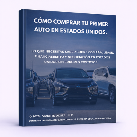 Como comprar tu primer auto en Estados Unidos.