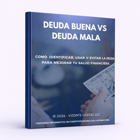 Deuda buena Vs Deuda mala.
