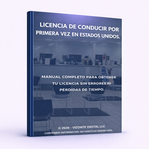 Licencia de conducir por primera vez en Estados Unidos.