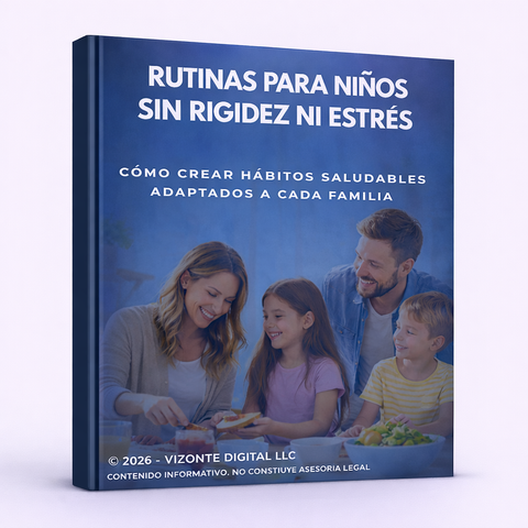 Rutinas para niños sin rigidez ni estres.